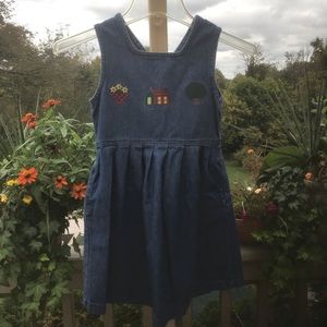 Talbot kids - Denim girls dress, Size 6